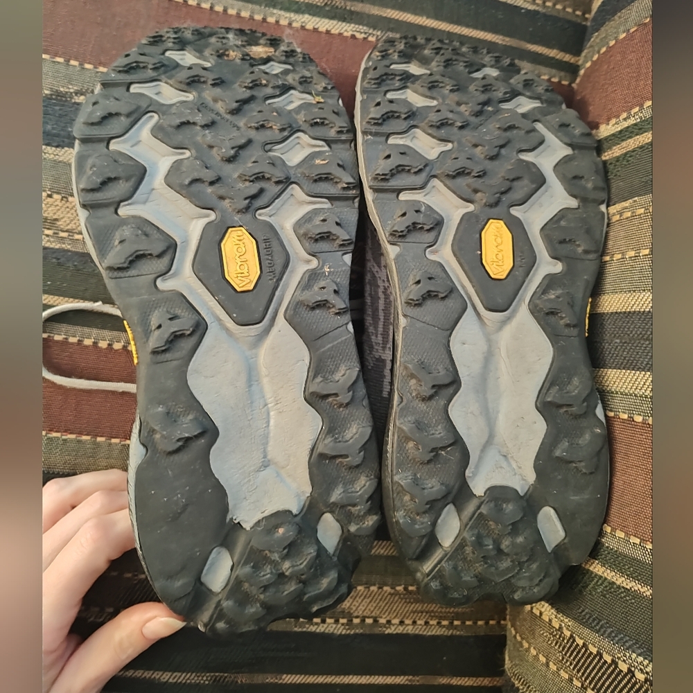 Hoka One One Speedgoat 5 Wide Trail Running Shoe Harbor Mist/Black Men's - Picture 10 of 11